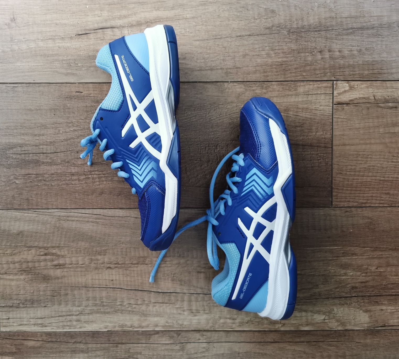 Buty sportowe asics niebieskie damskie 37 do biegania