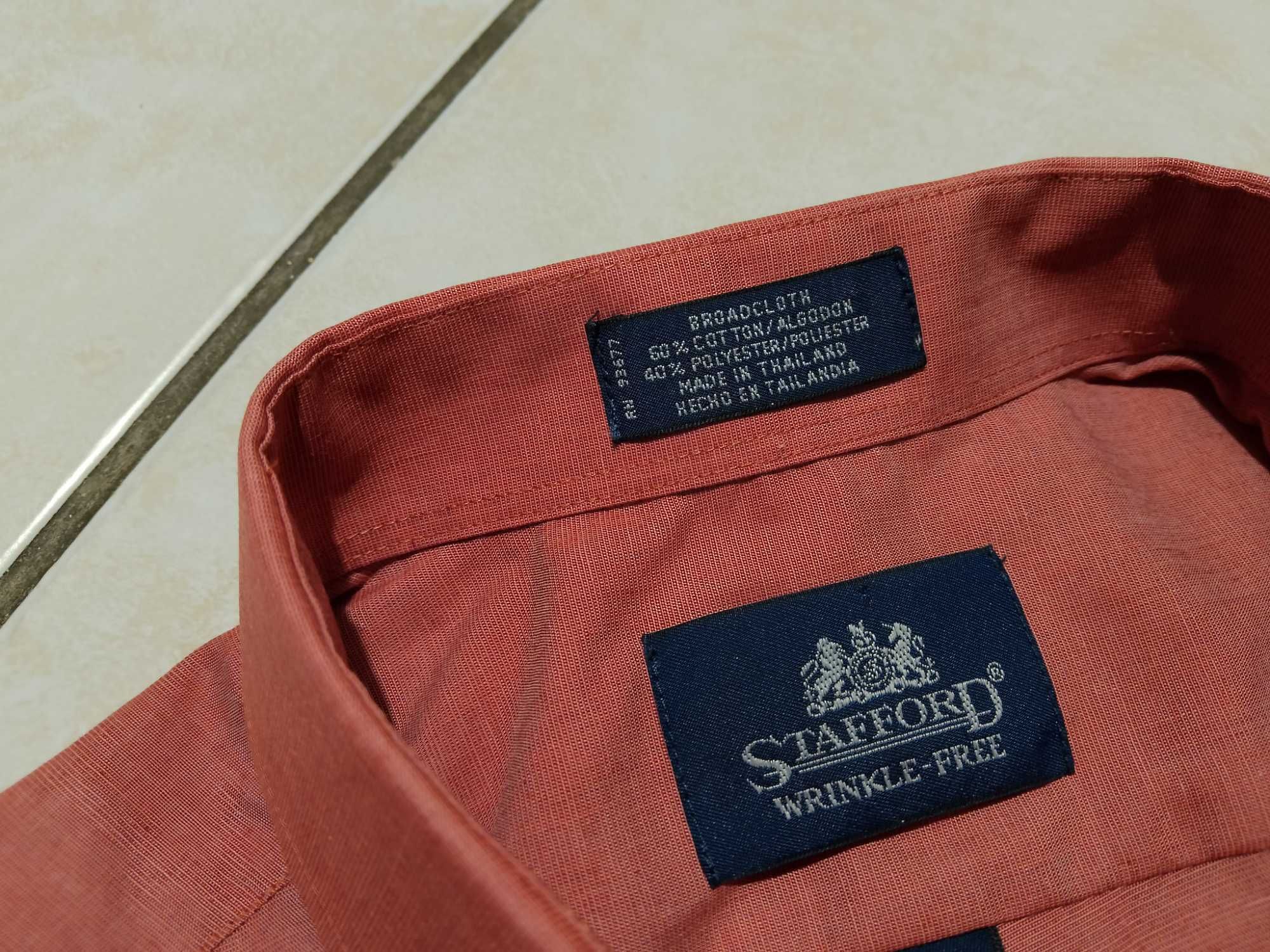 STAFFORD USA - NOWA! Koszula Męska krótki rękaw rozmiar L