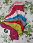 10 pares de meias curtas em algodão 100%