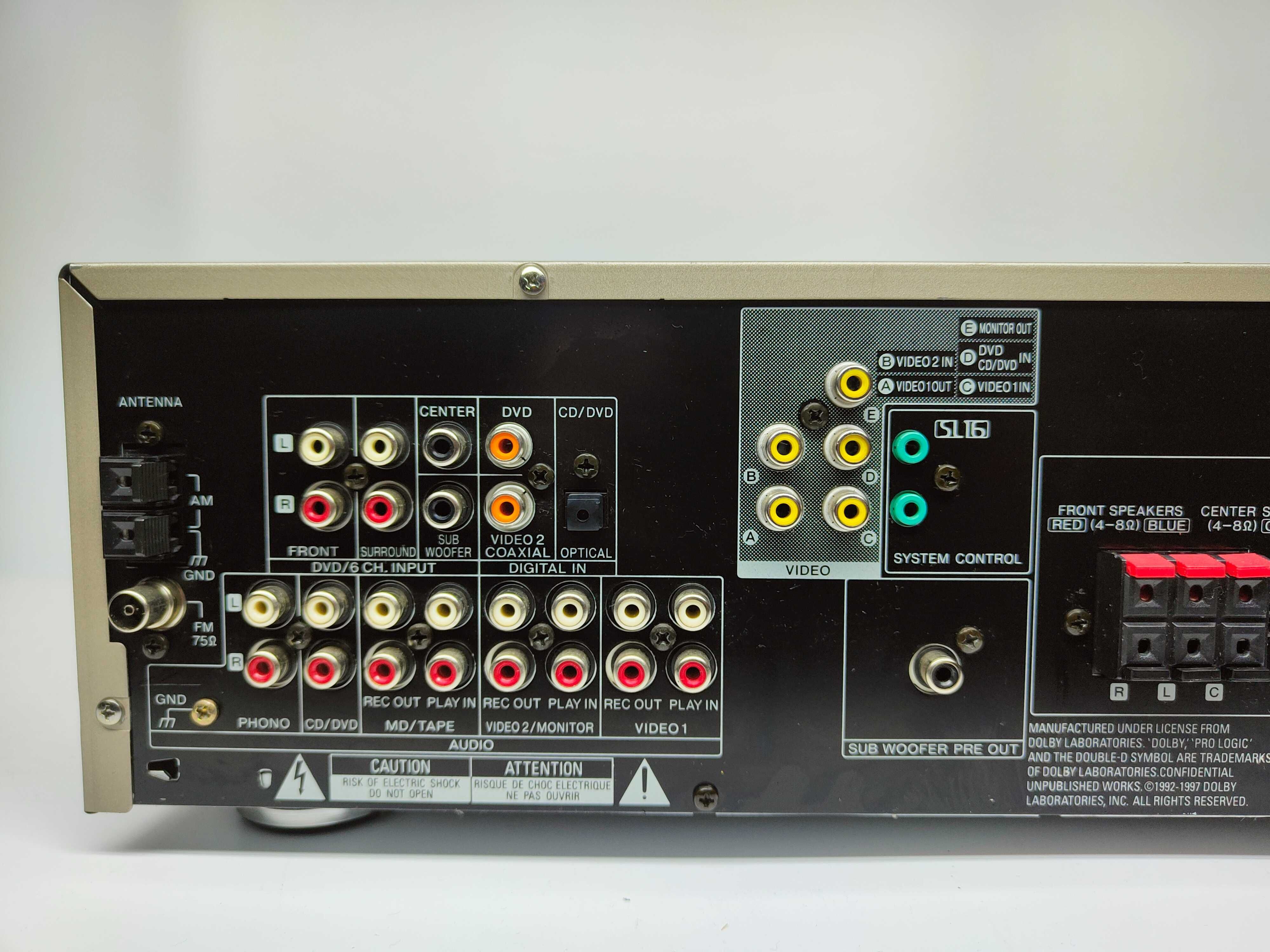 Amplituner KENWOOD KRF-V5030D 5.1 Dolby Digital srebrny