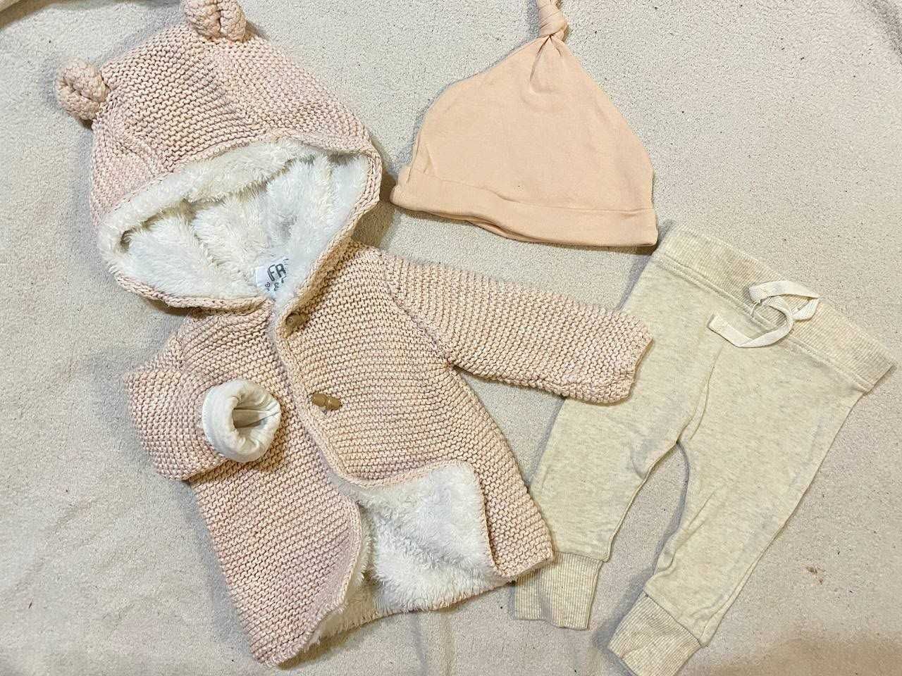 Пакет одежды на девочку 0-3 месяцев