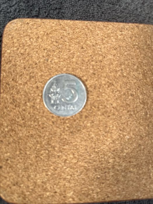 Moneta 5 centai Litwa Lietuva 1991 rok