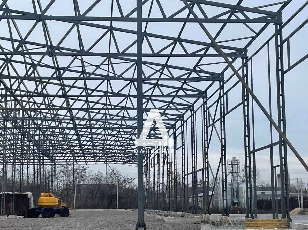 Каркас ангару - під СТО прямостінний під замовлення