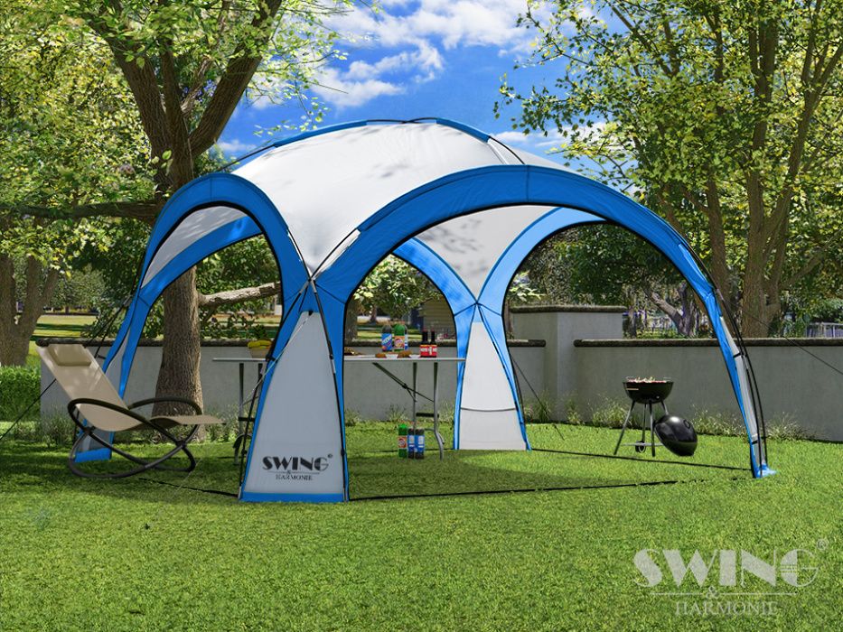 namiot pawilon ogrodowy kopuła imprezowa xxl led