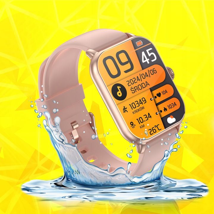 Smartwatch Damski Zegarek Menu Polskie Sport Puls Rozmowy Smart Watch