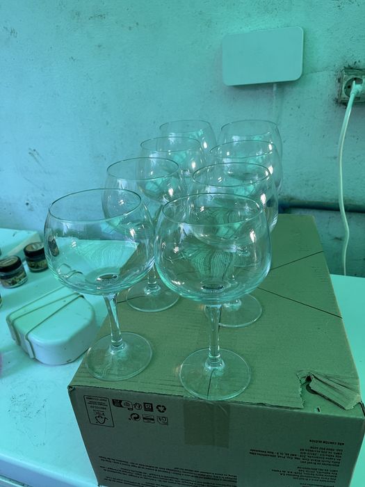 Copos de gin simples