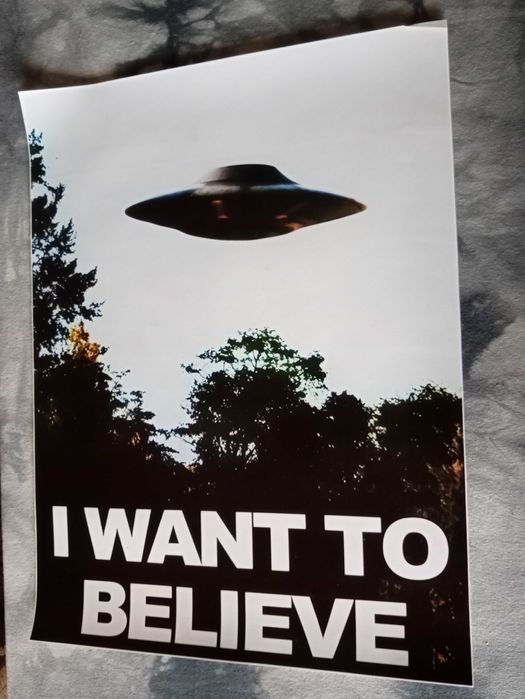 Plakat na płótnie z filmu zarchiwum x i want to believe