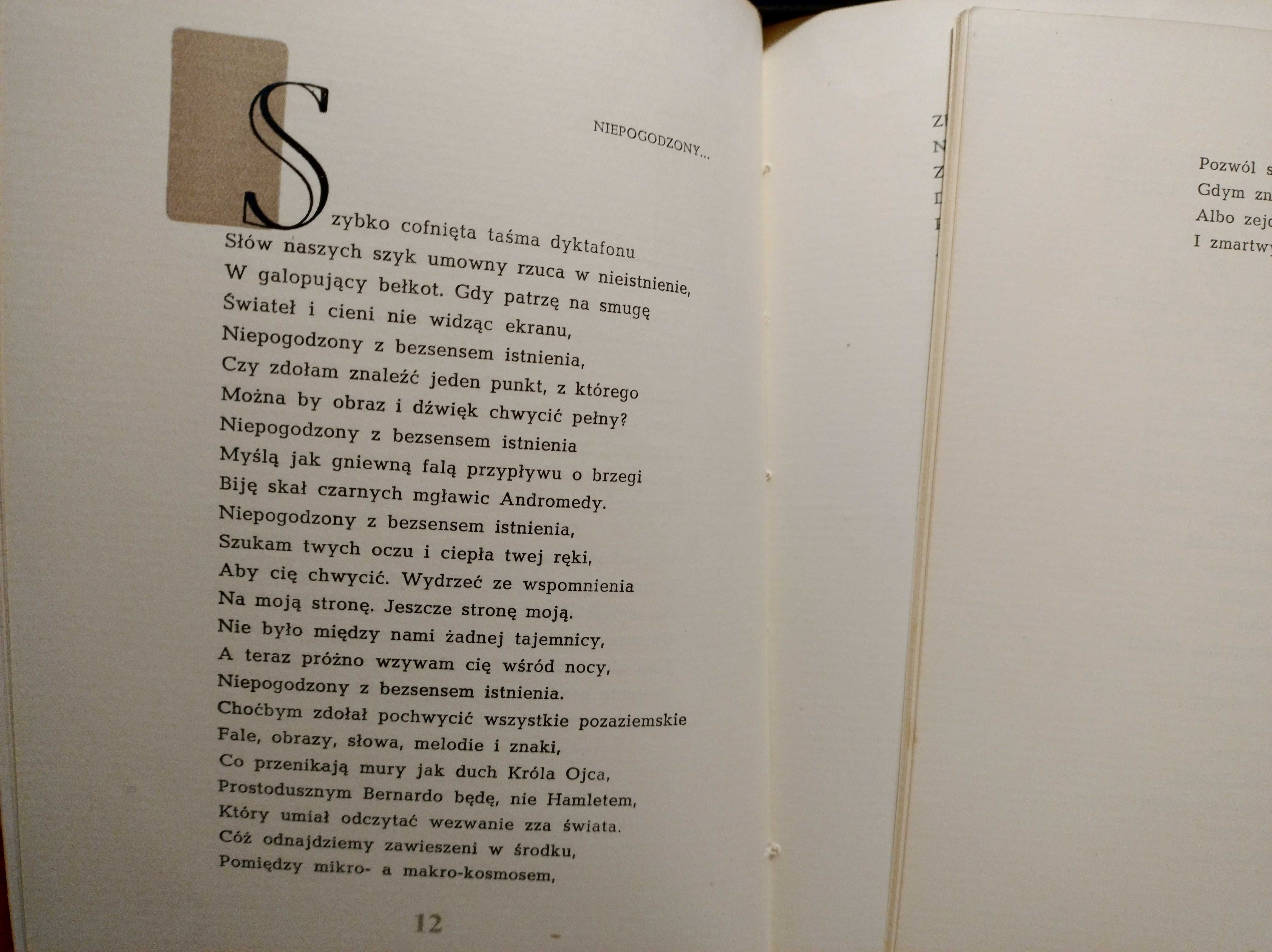 Antoni Słonimski Wiersze 1958 - 1963, nowe wiersze,