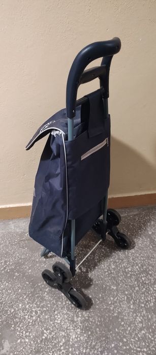 Wózek na zakupy 3 kola składany idealny dla seniora