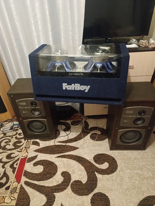 Сабвуфер 2*12 мощ, просто топ