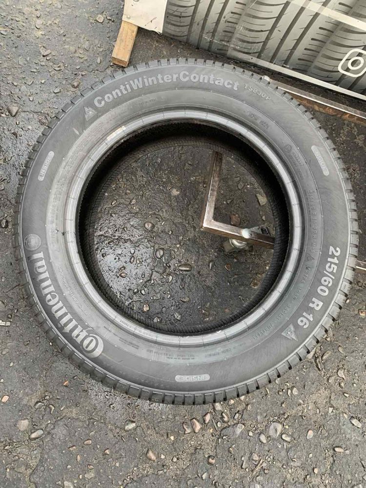 Шини 215/60 R16 Continental зима 7/6,4мм