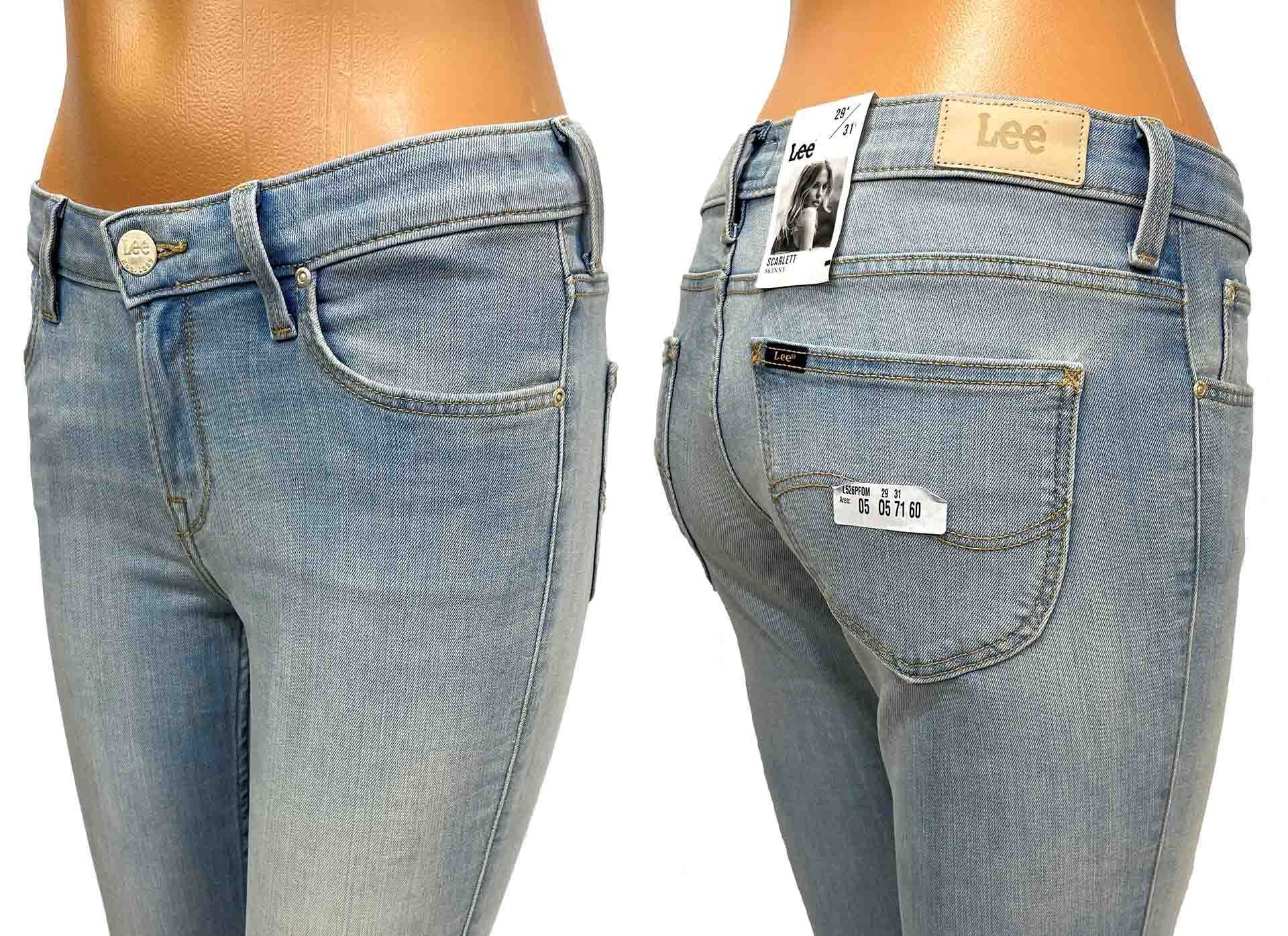 Spodnie damskie Lee Scarlett Skinny Light W31 L31
