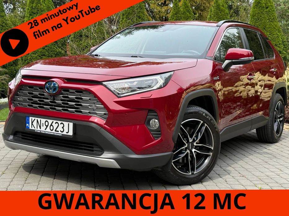 Toyota RAV4 AWD 222KM Serwis ASO Bezwypadko PERŁA Wentylowane fotele 2 KPL KÓŁ HAK