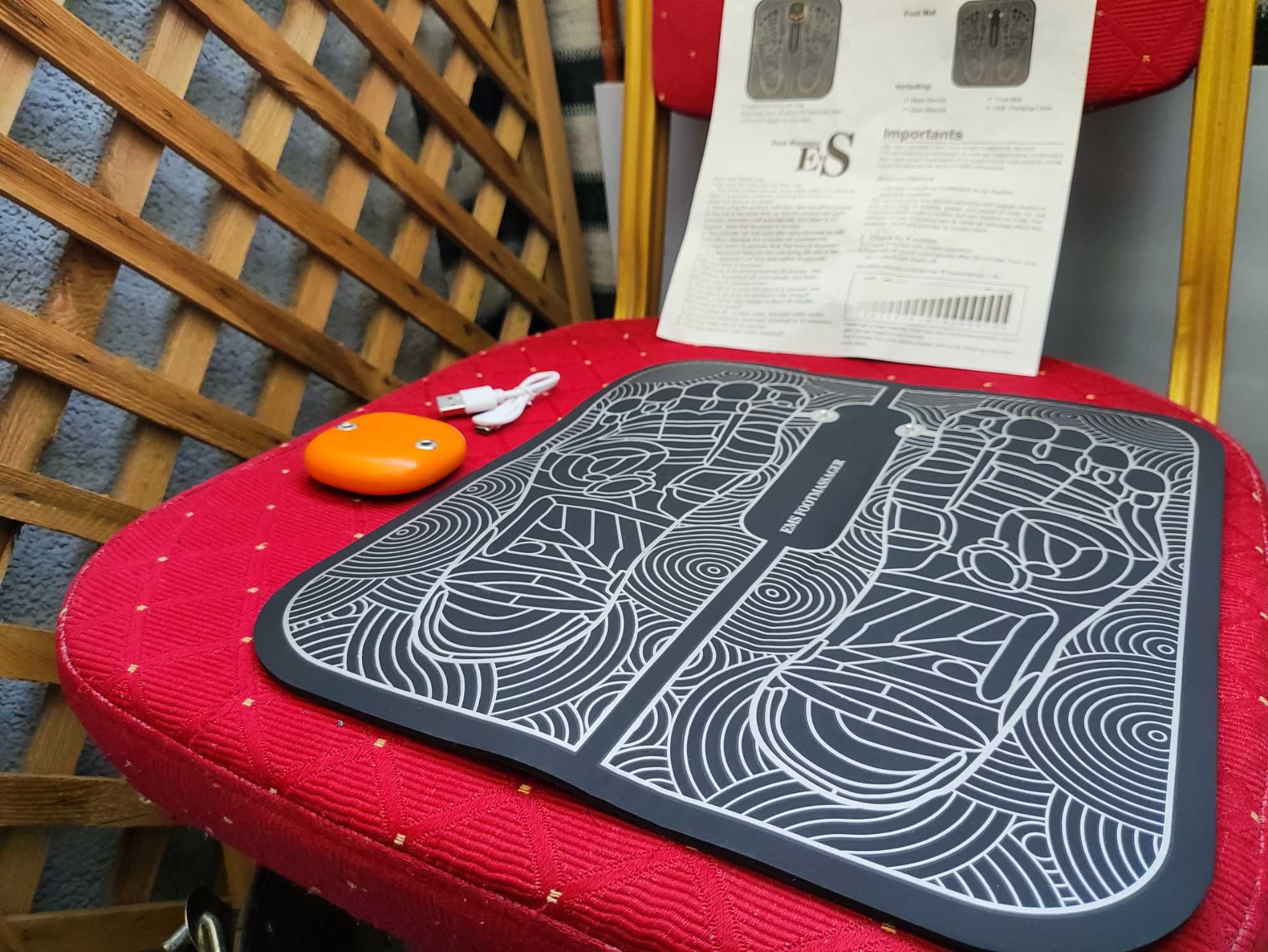Elektrostymulator mięśni Masażer Stymulator Mata do masażu nóg stóp