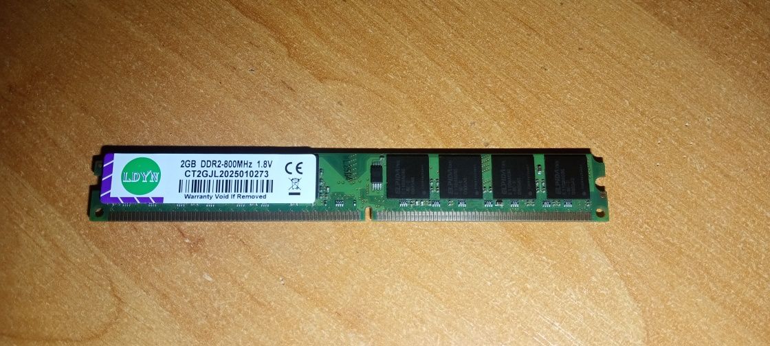 Оперативна пам'ять DDR2 на 2 ГБ швидкість 800 МГц