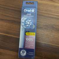 Насадки oral b sensitive clean  м'які 4 шт на електричні зубні щітк