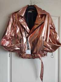 Куртка розовая - косуха, размер  М