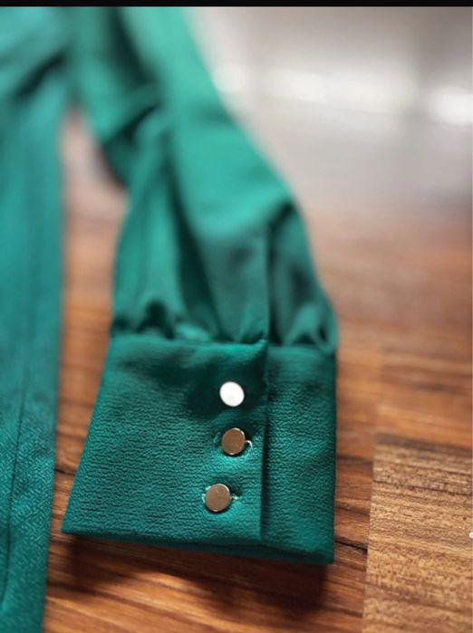 Zielona sukienka,prosta sukienka