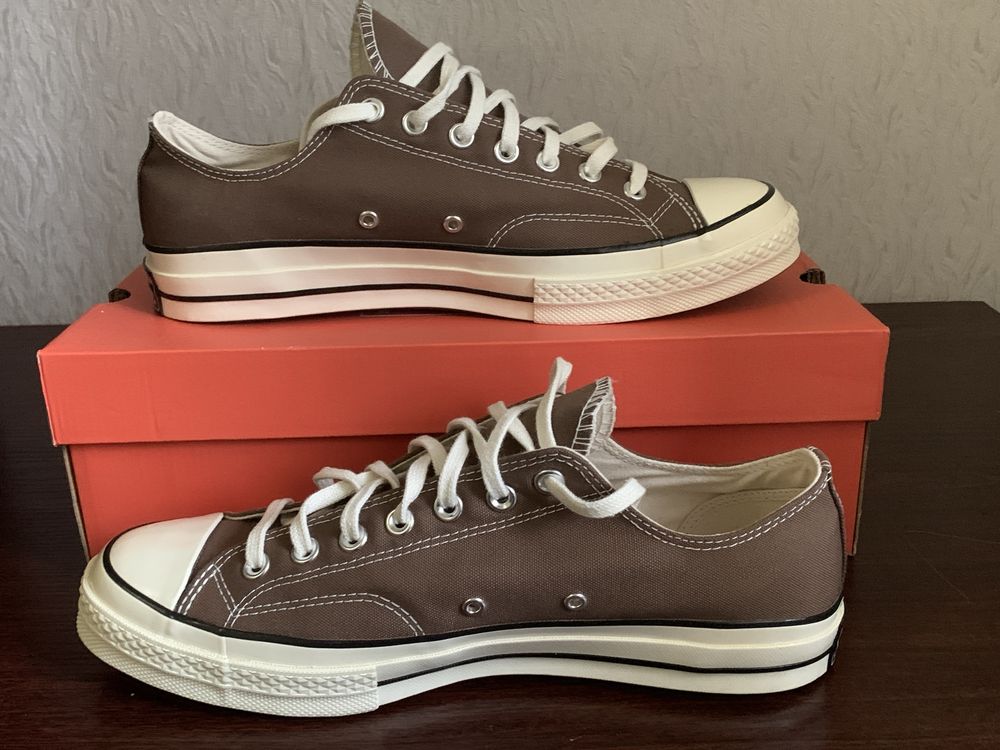 Кеди Converse Chuck 70 OX коричневі 44р.