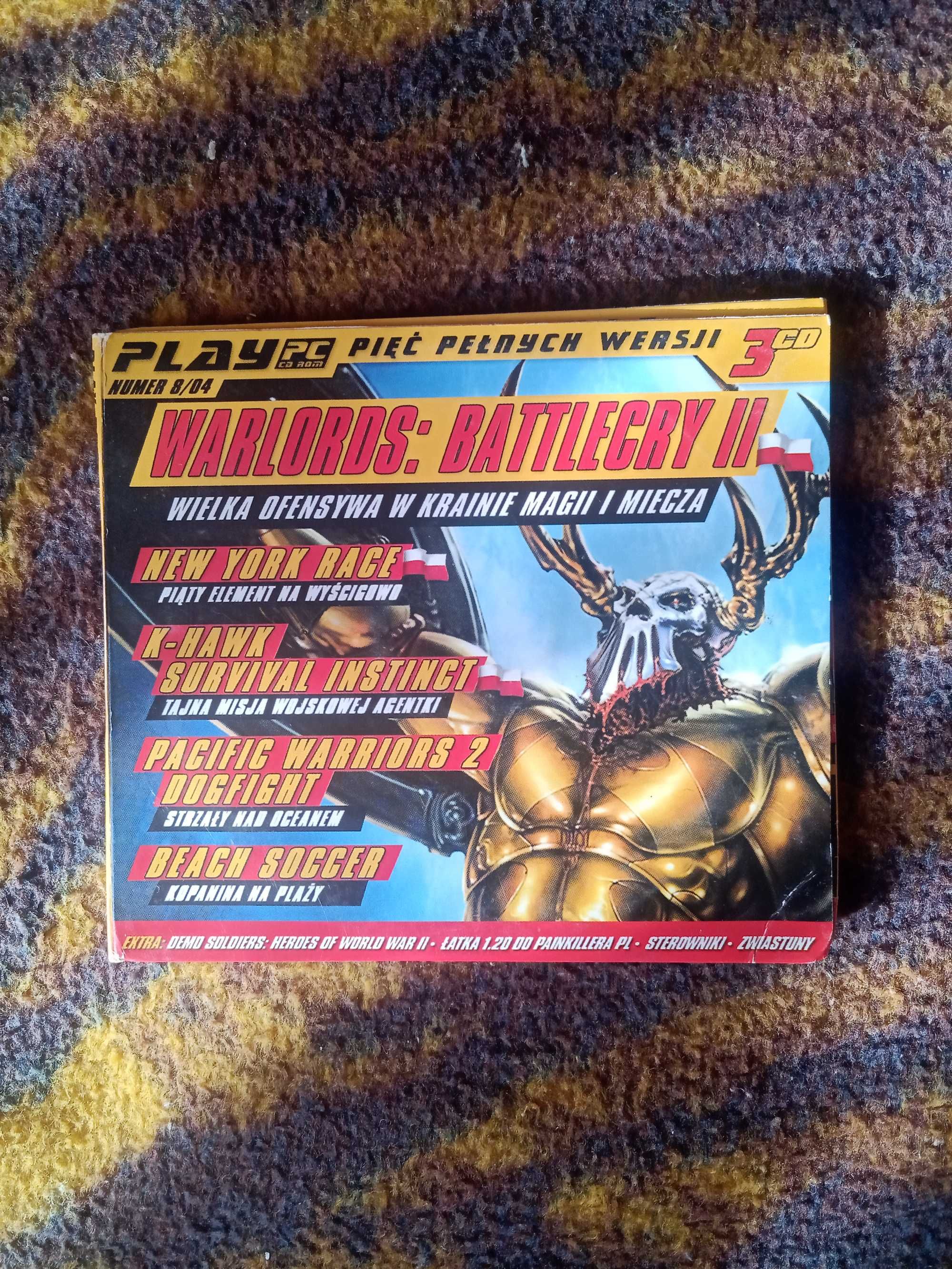 Warlords 2, New York race, K-Hawk, Pacific warrior, Beach Soccer PC PL