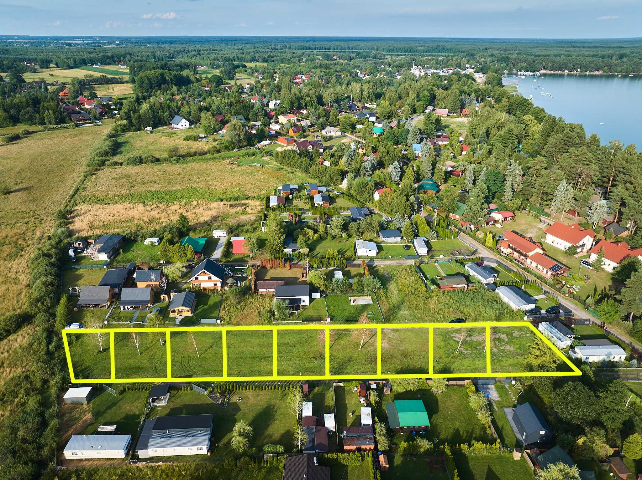 Piękna działka nad Jeziorem