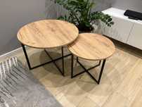 Stolik kawowy zestaw 2w1 LOFT - Nowy