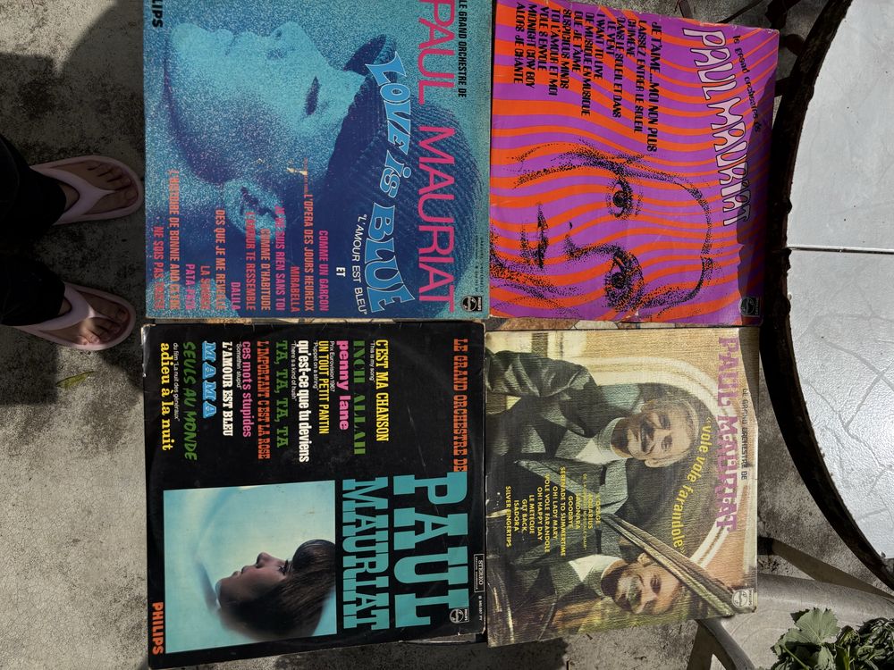 Discos de vinil antigos
