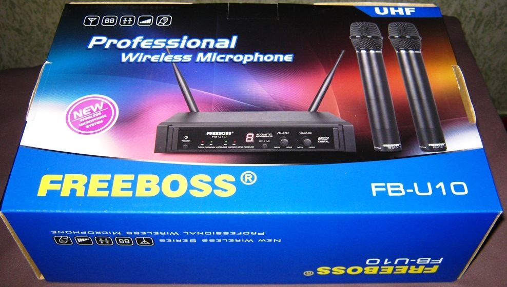 Радиомикрофон FREEBOSS FB-U10 Радиосистема Радио микрофон беспроводной