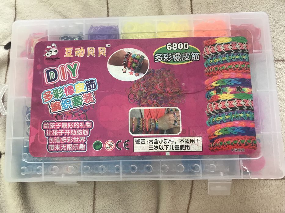 Набор для плетения браслетов из резинок