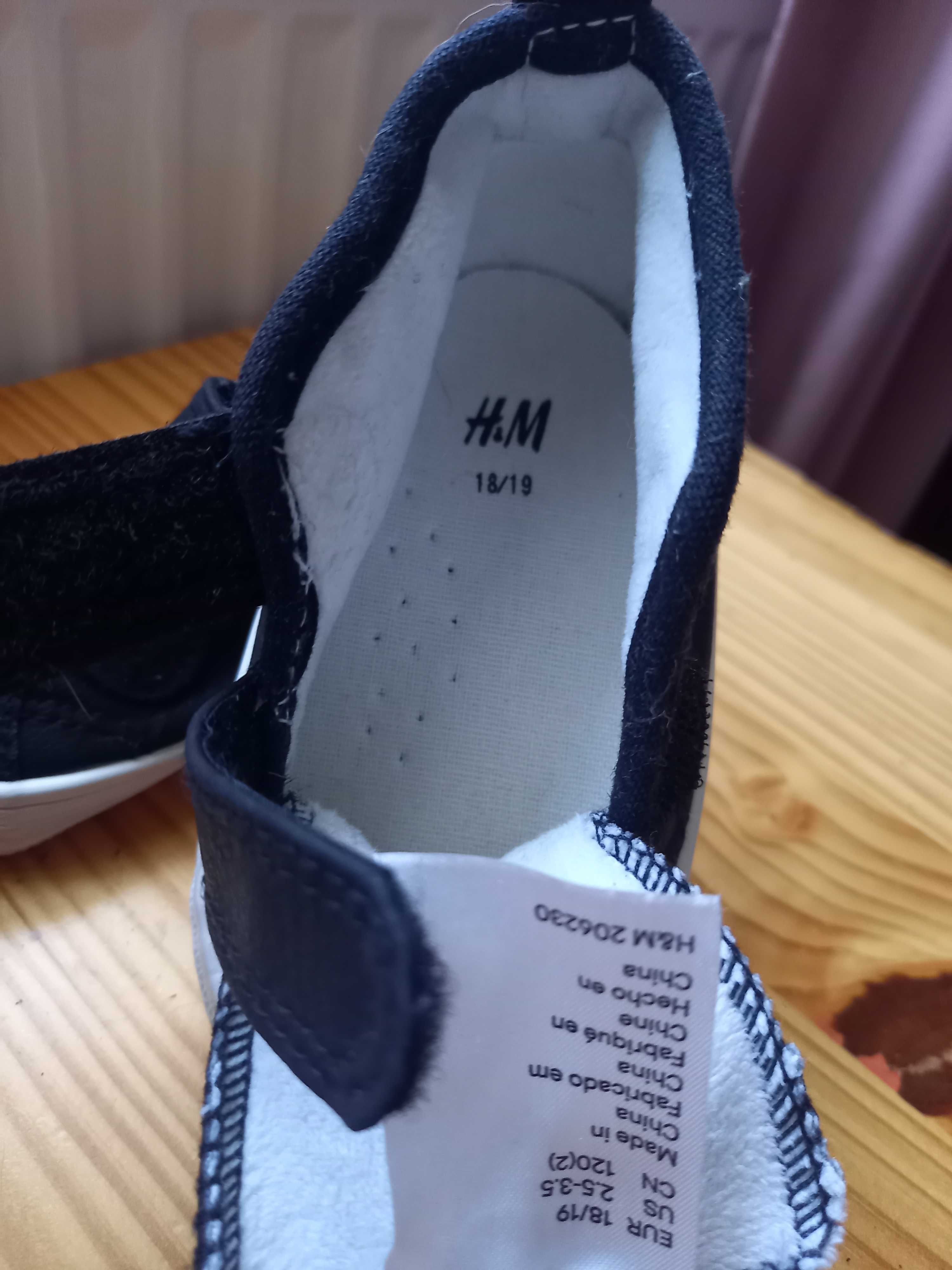 NOWE! Trampki/tenisówki chłopięce/dziewczęce, niemowlęce, H&M, r.18-19