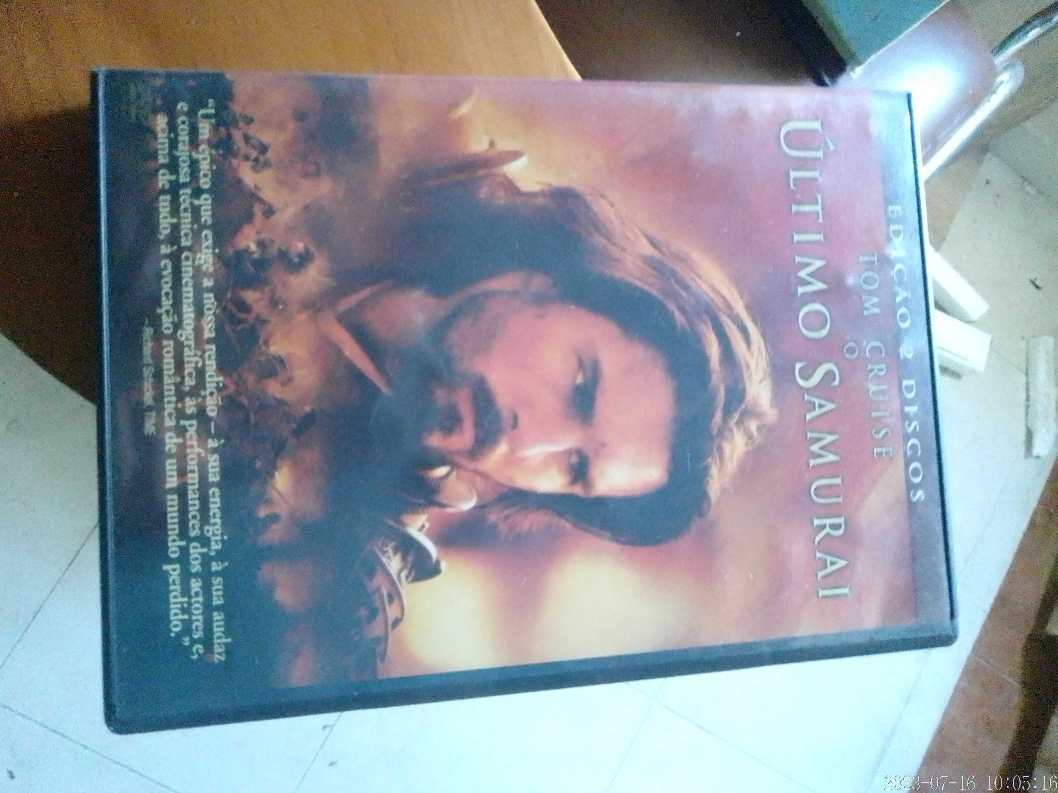 2 Dvds O ÚLTIMO SAMURAI Edição 2 DISCOS Filme com Tom Cruise c/ Extras
