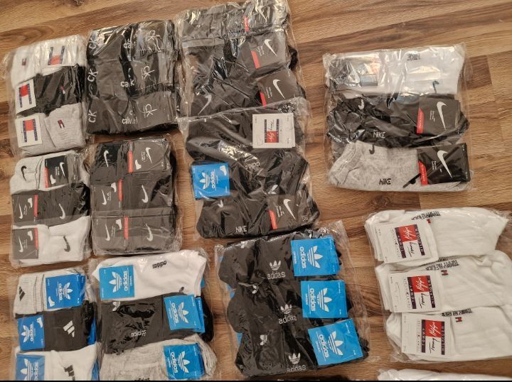 Skarpetki Męskie 12par Tommy Nike Adidas Armani CK