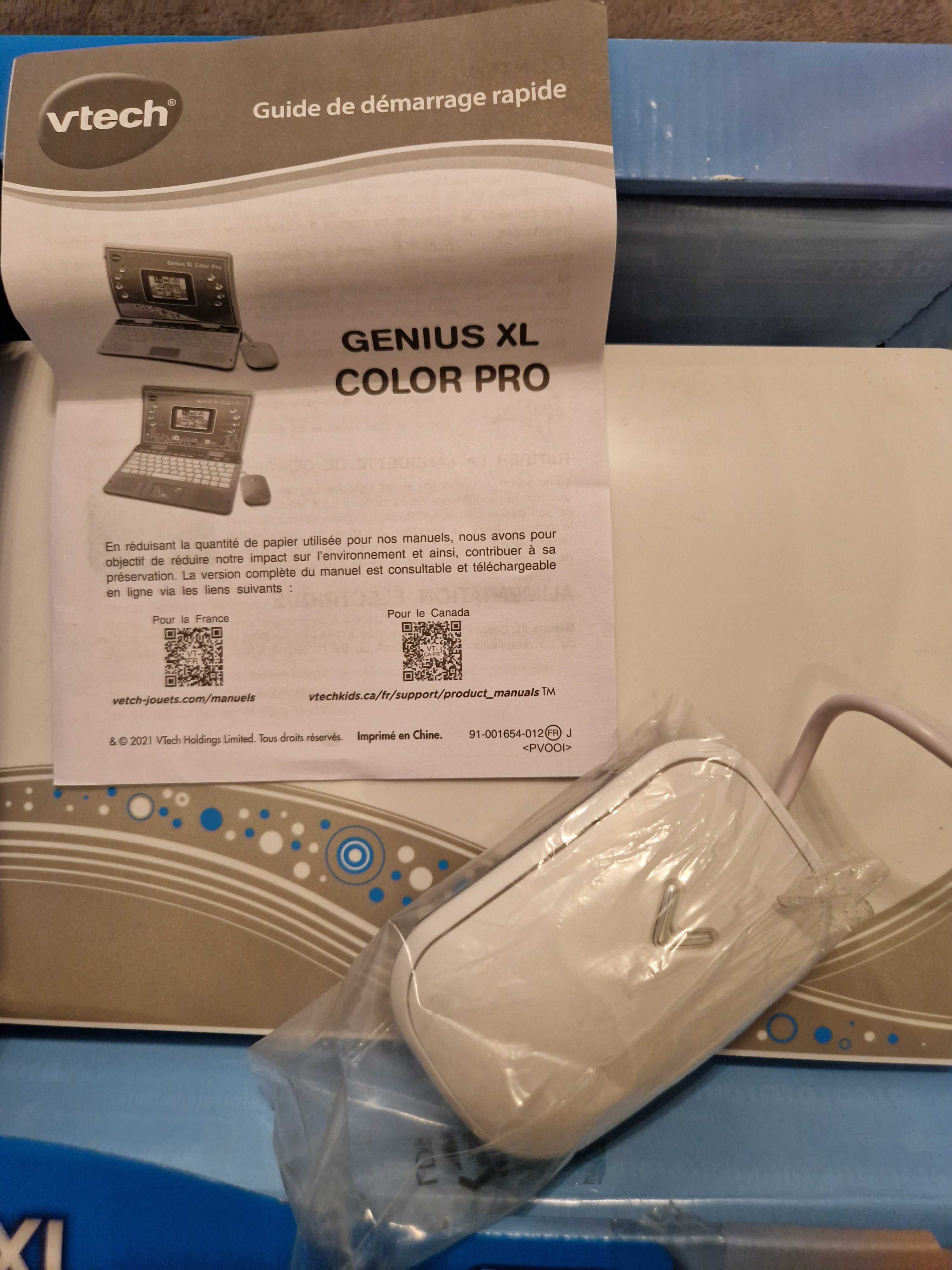 Laptop elektroniczny VTech Genius XL srebrny