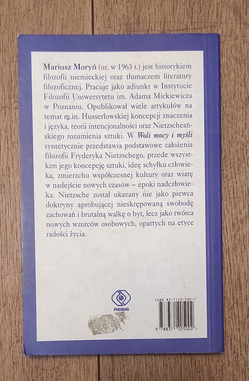 Książka - Wola mocy i myśl. Spotkania z filozofią Fryderyka Nietzscheg