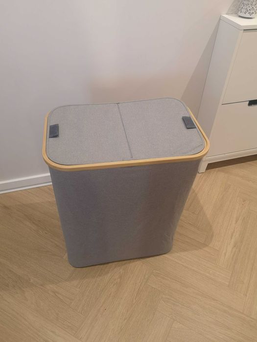 Kosz na pranie ramka bambusowa 145 L