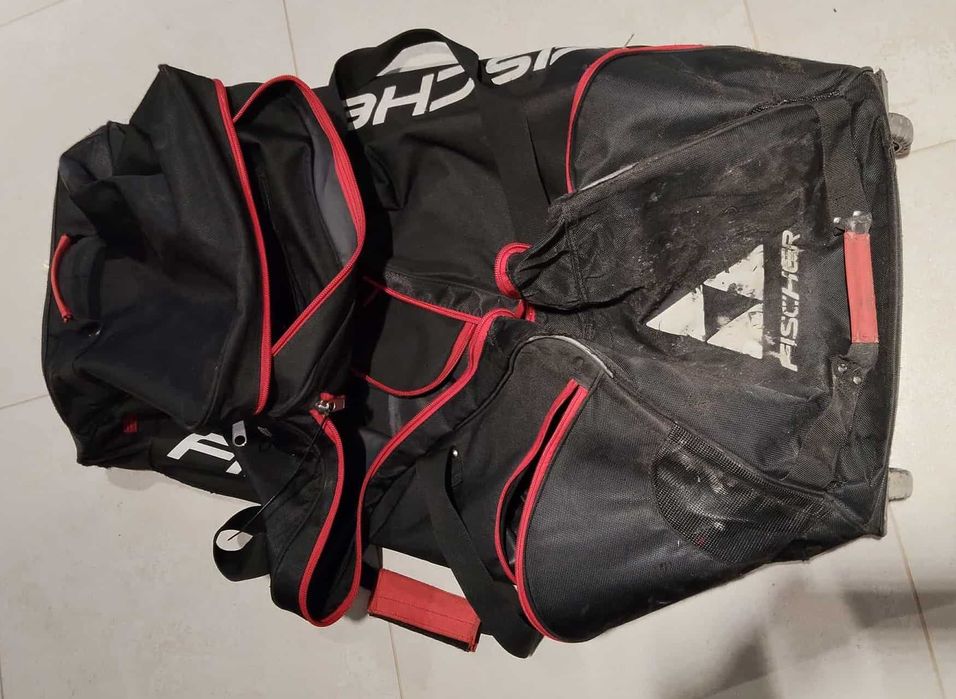 Fischer Torba hokejowa na kółkach Senior duża używana wysuwany uchwyt
