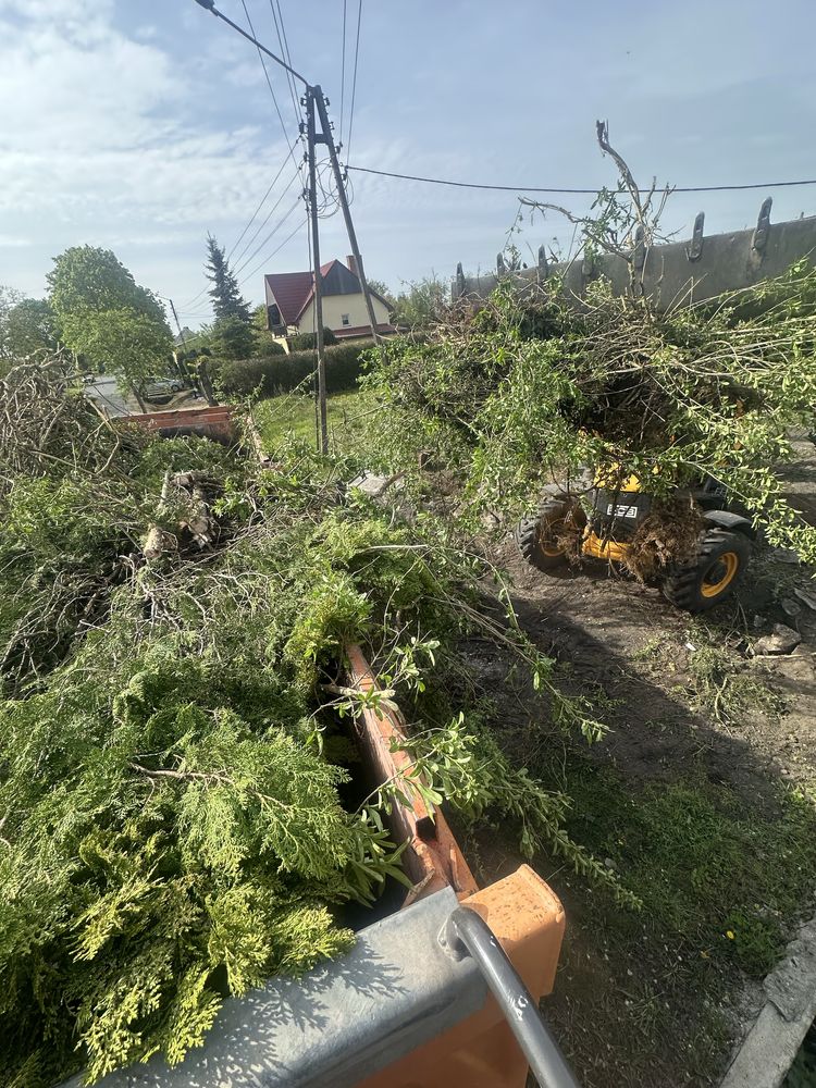 Prace ziemne, Koparka, Wywrotka wywóz ziemi gruzu Piasek Gruz Kruszywo