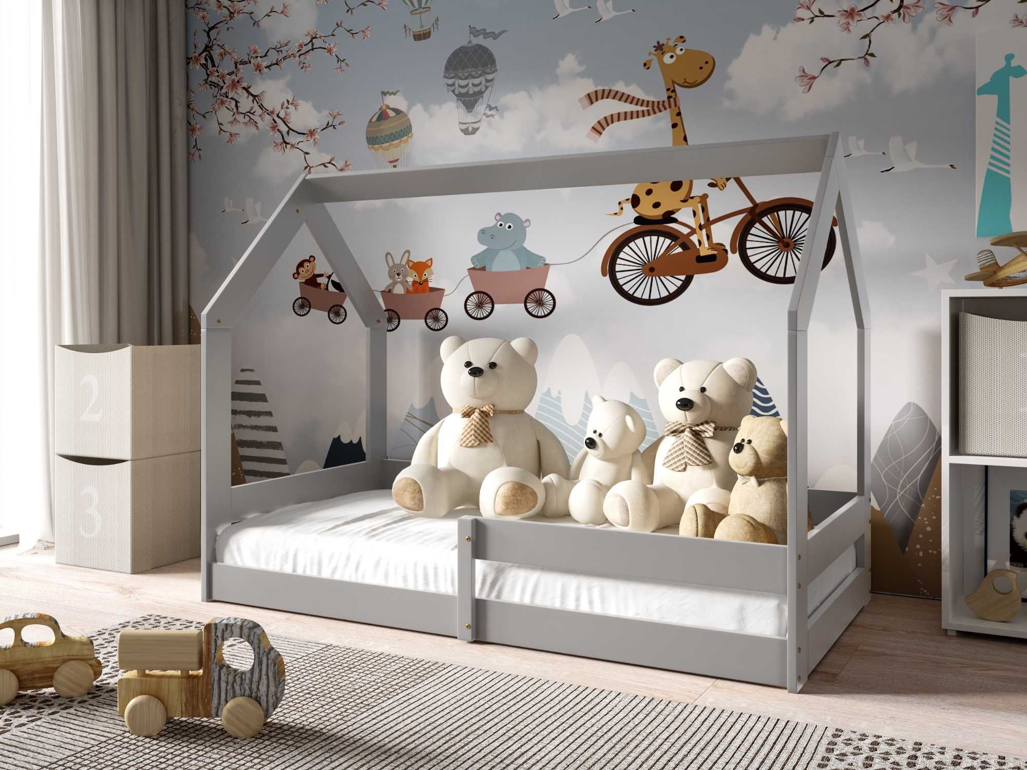 Łóżko dla dzieci DOMEK CZARUŚ 160x80 kolory do wyboru