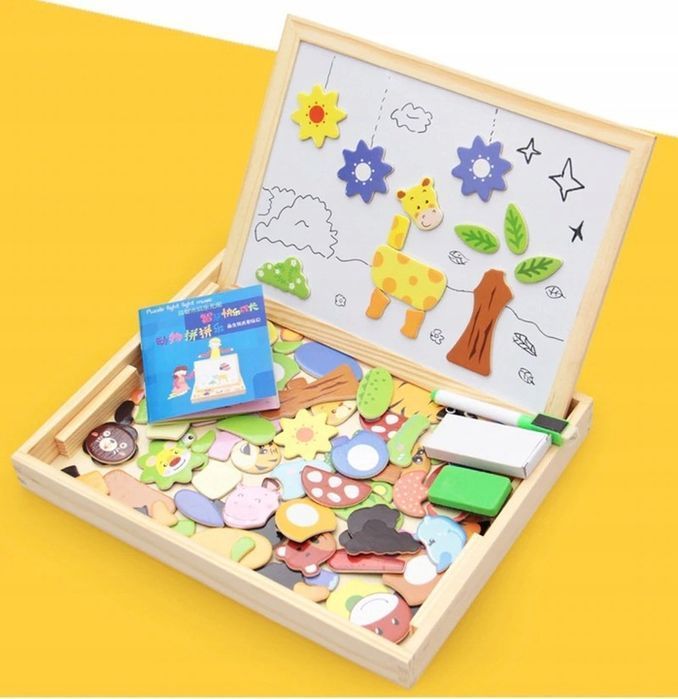 Edukacyjna Duża Wielofunkcyjna Tablica Magnetyczna