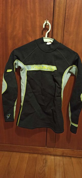 Camisola neoprene mergulho/surf mulher
