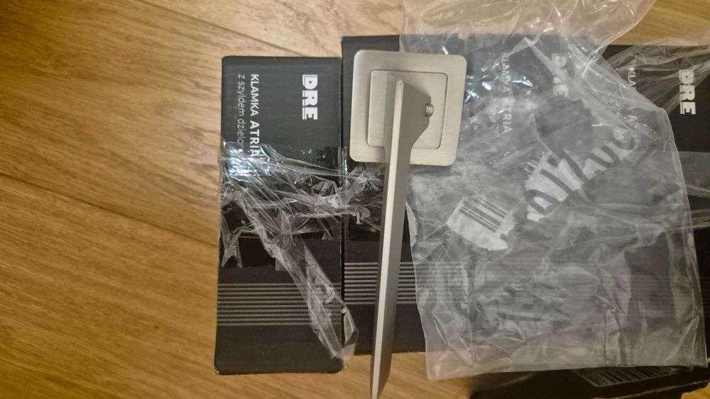 Klamki do drzwi 5x Dre Atria nikiel satyna 5 sztuk
