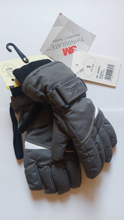 Rękawiczki narciarskie 3M 4-6 lat nowe