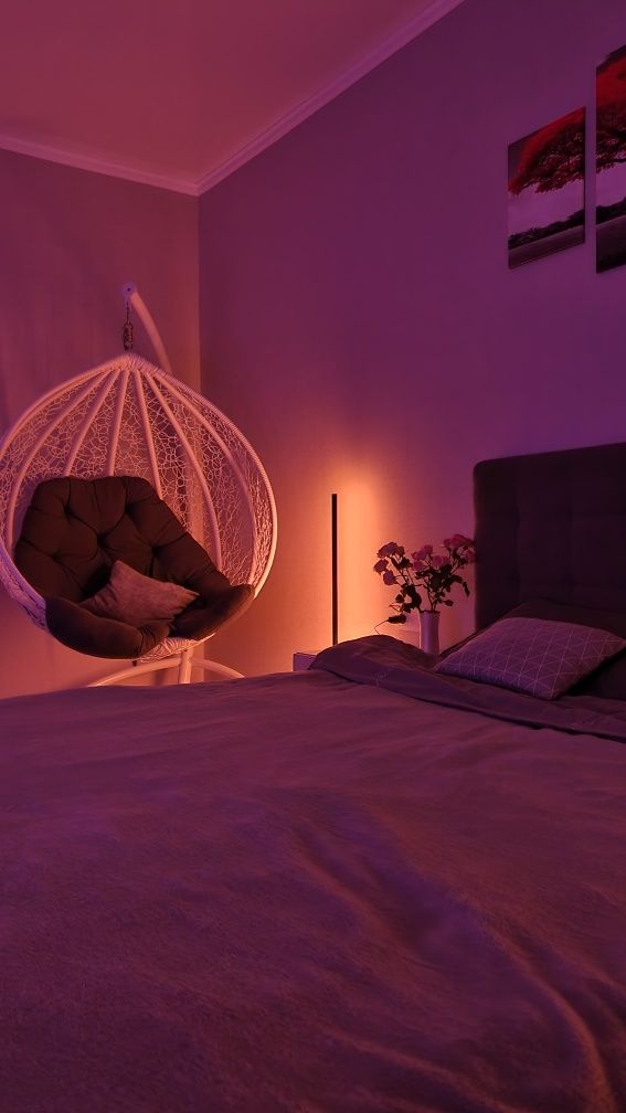 Смарт Лед лампа кутова led торшер бра світильник rgb