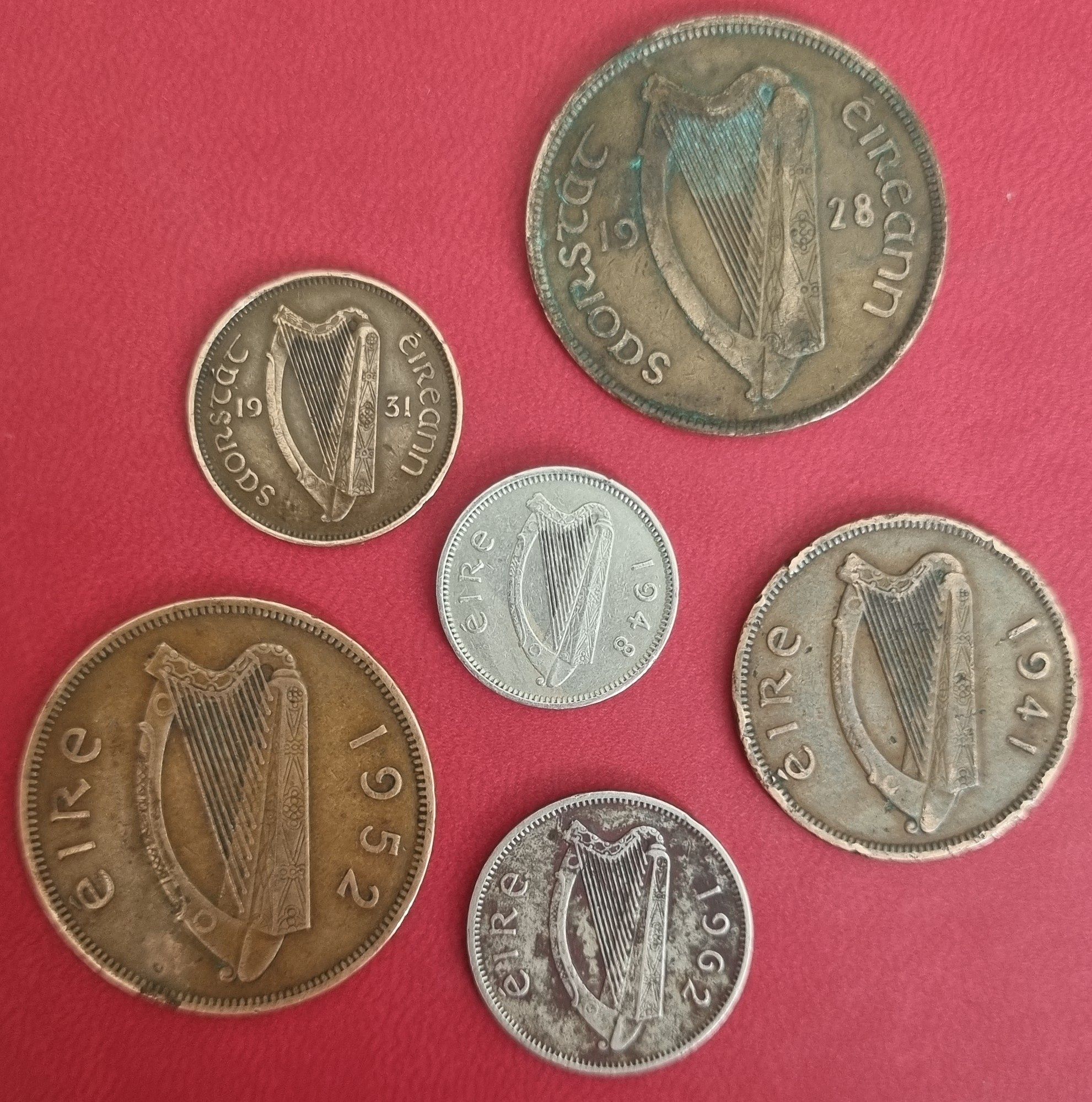 Zestaw monet Irlandia