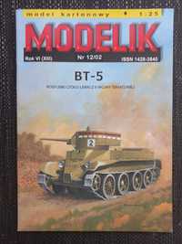 Model Kartonowy Modelik 12/02 Czołg BT-5