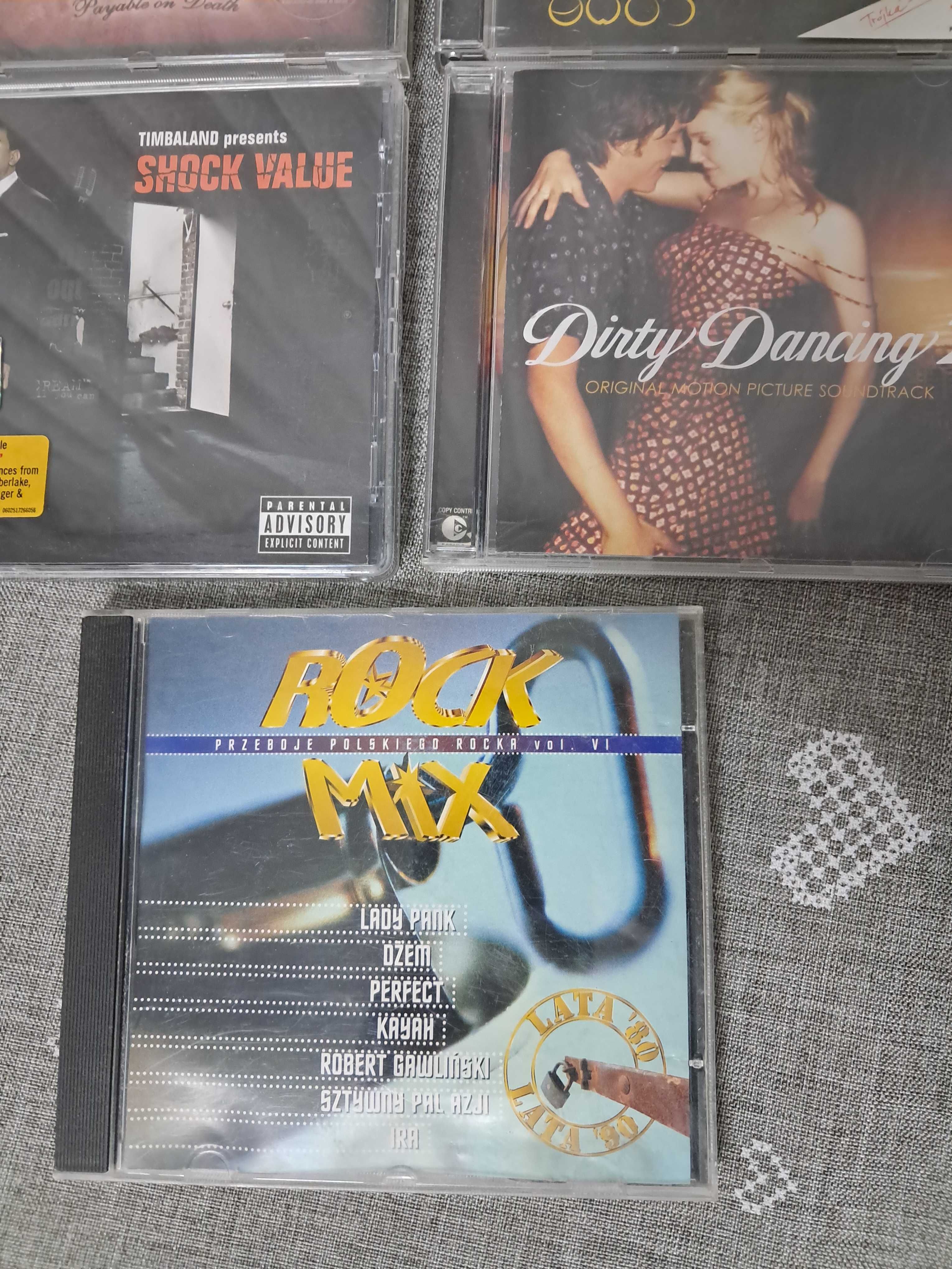 5 oryginalnych opakowań, pudełek CD muzyka - Timbaland i inne
