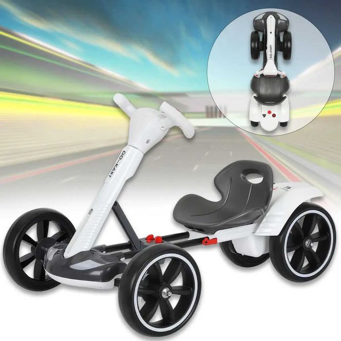 Детский электромобиль Go-Kart складной Электрокарт с EVA колесами