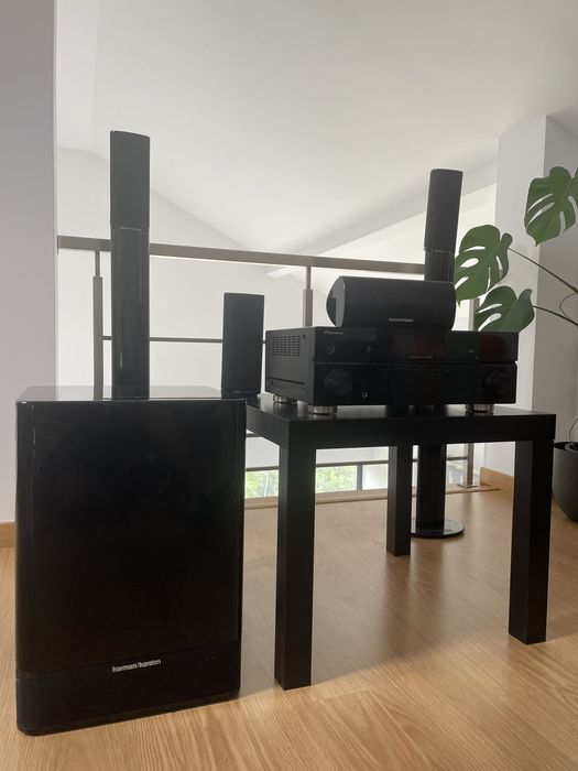 Sistema de som Harman Kardon HKTS11 + Amplificador pioneer vsx-819h-k