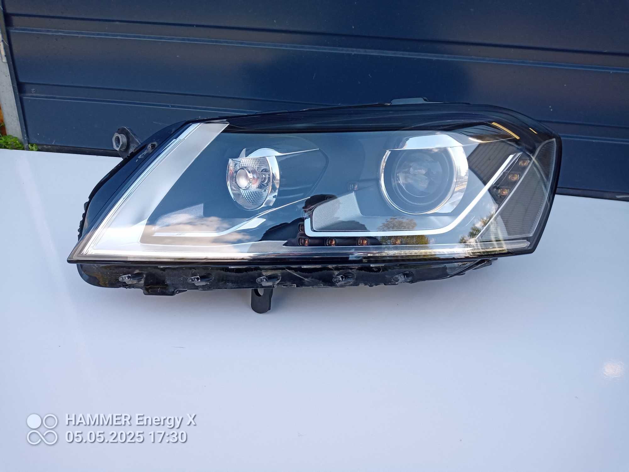 Lampa Lewa Przednia Lewy Przód VW Passat B7 3AB Bi Xenon Led Skrętny