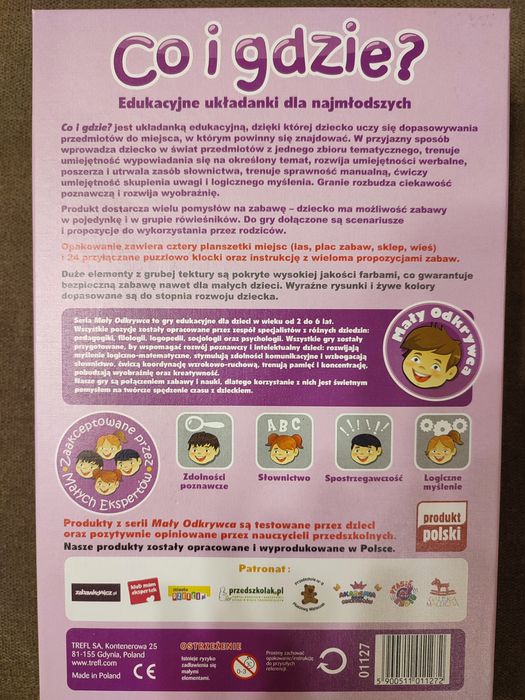 Loteryjka/ układanka obrazkowa.